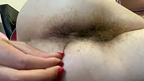 Super Hairy Asshole Closeup