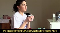 QUEST FOR ORGASM   Sensual Teen Francesca Di Caprio Gives Herself Pleasure With A Vibrator