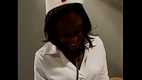 Black Nurse Desire Devil Len In Tight Ass White Uniform Knows How To Cure Patient.