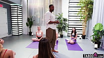 Black Yoga Class Teacher Could Not Control Himself During The Class He Gave