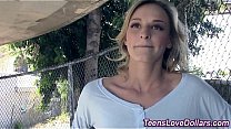 Jizz Faced Real Teen Blows And Fucks For Dollars In Public Pov