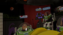 Buzz Lightyear Absolutely Fucks Multiple People At Once On Stage