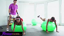 Fitness Rooms Latina Babes Seduce Their Trainer With Their Big Tits, Big Asses, And Blowjob Skills