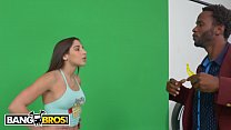 BANGBROS   Young PAWG Abella Danger Taking Big Black Cock On Set