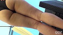 Rooftop Three Finger Masturbation Orgasm Ft. Angelica Heart