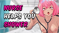 ASMR Nurse Cleans Your Cock In The Shower