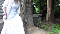 Piss On The Street In Public Places And Smoking Cigarettes In The Park. Chubby MILF With Shaved Pussy Urinates Outdoors. ASMR. Amateur Dirty Fetish. PAWG.