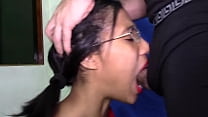 SECRETARY FANTASY PUKING DEEPTHROAT HUUUUGE FACIAL! PAOLA