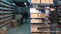 Busty French Mature Anal Pounded Hard In A Warehouse With Sexy Lingerie