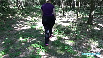 Young Chubby With Big Ass Suck And Fuck In Forest!