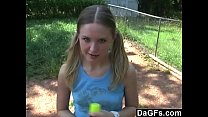 Dagfs   Blonde Teen Messing Around