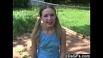 Dagfs   Blonde Teen Messing Around